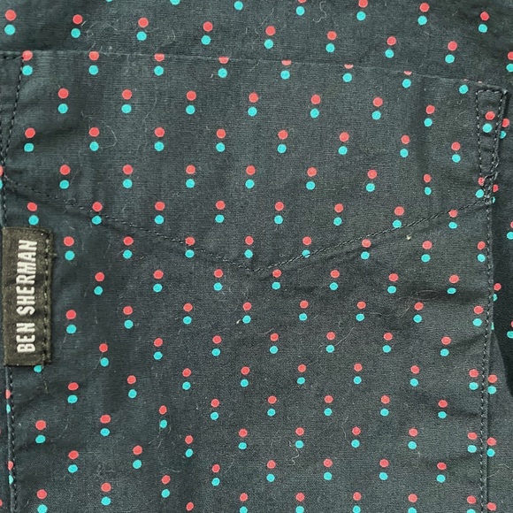 Ben Sherman Dot Button Down - Picture 3 of 4